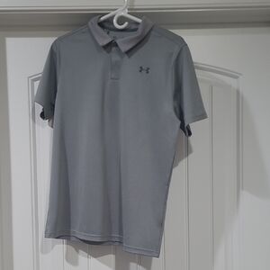 Under Armour Kids Gray Polo Shirt